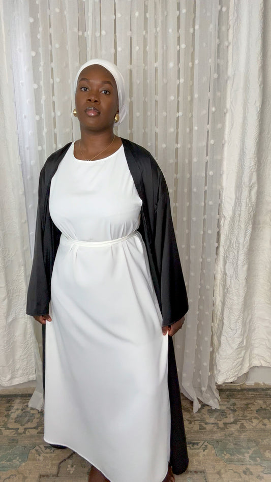 Classic White Sleeveless Dress
